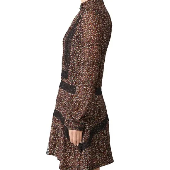 Derek Lam 10 Crosby Floral Long Sleeve Shift Dress - Picture 4 of 9